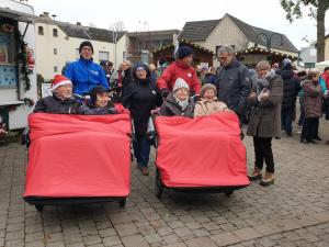 Aktion "Radeln ohne Alter Bonn e.V." auf dem Weihnachtsmarkt vertreten